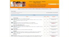 Desktop Screenshot of forum.expertwebworld.com